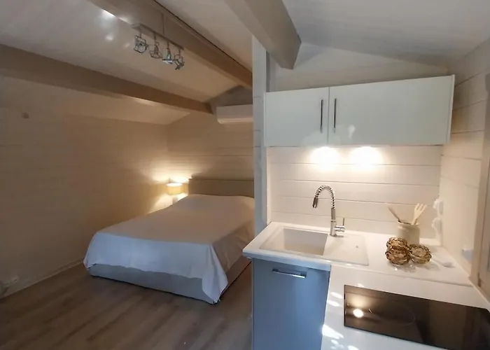 木屋 Cosy Avec Terrasse & Hamac, Calme, Proche Plage, Parking